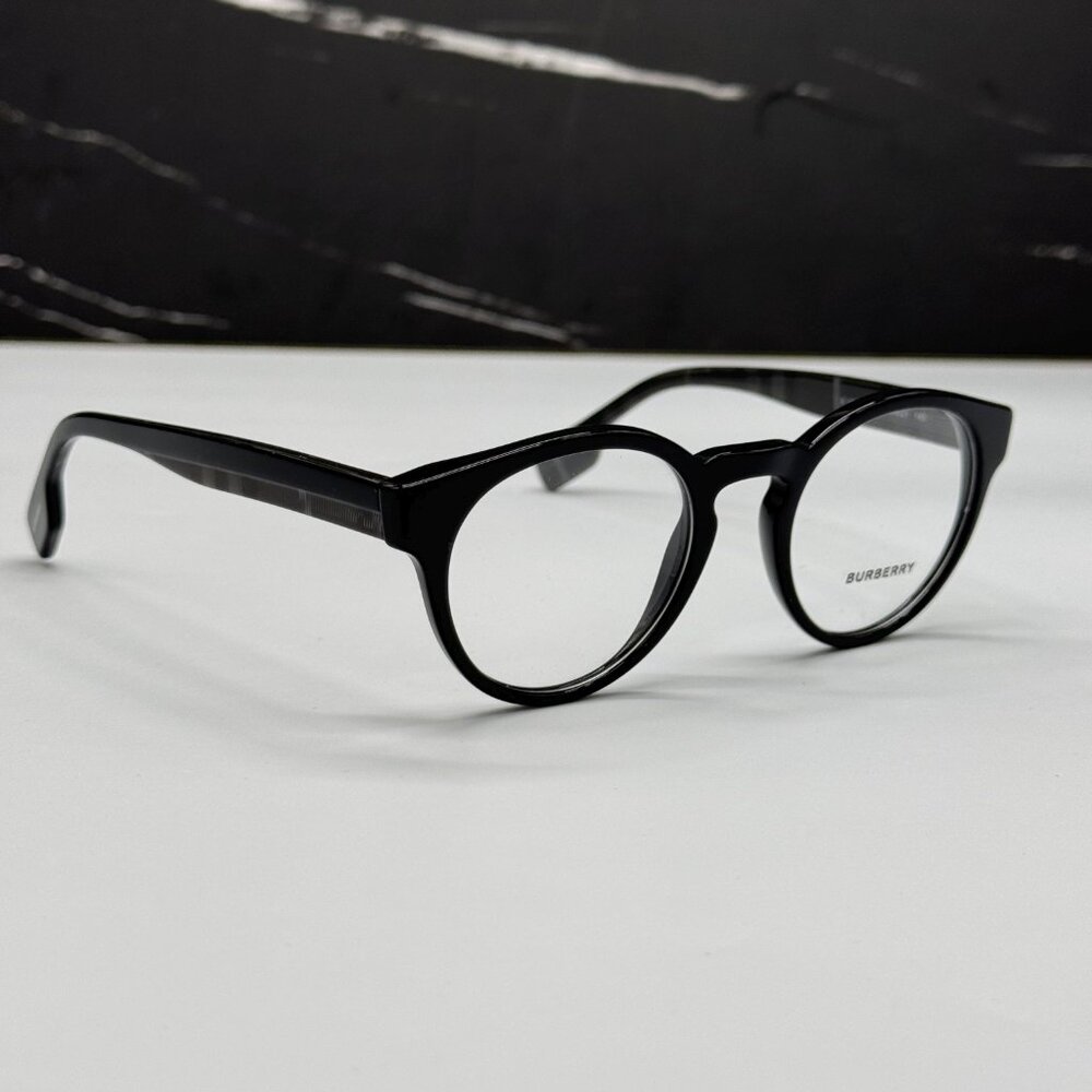 NEW BE2354 3996  BURBERRY BLACK UNISEX EYEGLASSES - Picture 3 of 8